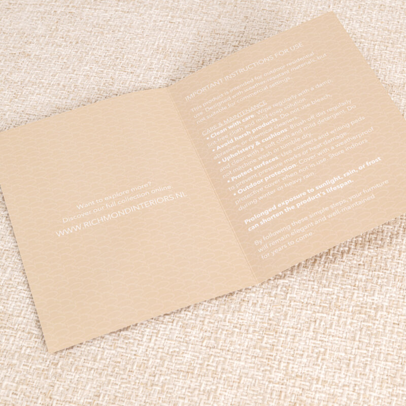 Buiten bank Dawson beige alpine cornersofa