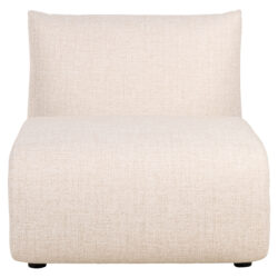 Textuur van de UV-stabiele stof van de buiten bank Dawson beige alpine extra element