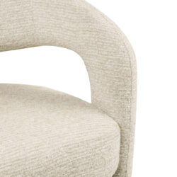 Eetkamerstoel Soho natural linear detail brandvertragend