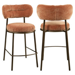 Detail van de armleuning van de counterstoel Encanto