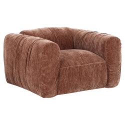 Detail armleuning lounge stoel Monty be straight coffee