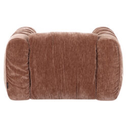 Perspectief lounge stoel Monty be straight coffee, royale vorm