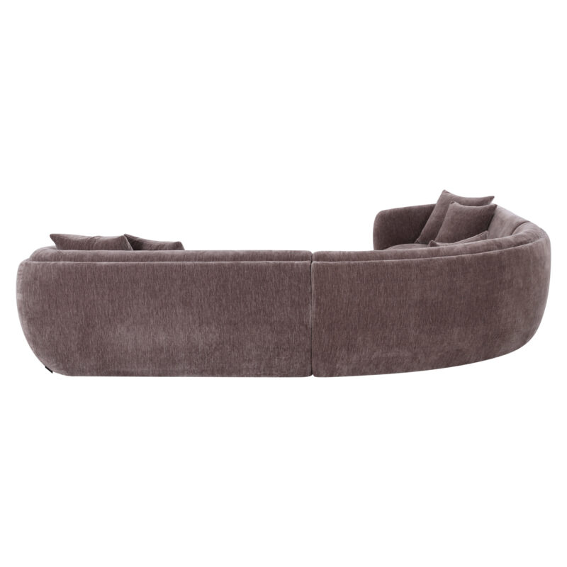 Perspectief van de diepe zitting van de Bank Gianelle Be straight dark brown