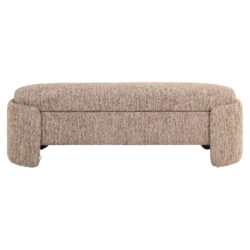 Textuur van handgemaakte bank Cupid mocca linear