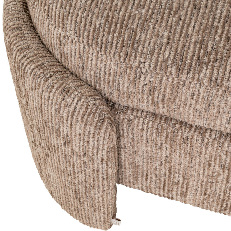 Maatgegevens van bank Cupid mocca linear, 150 cm breed