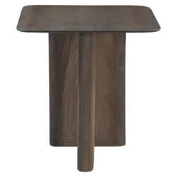 Bijzettafel Castello Smoked charchoal oak top