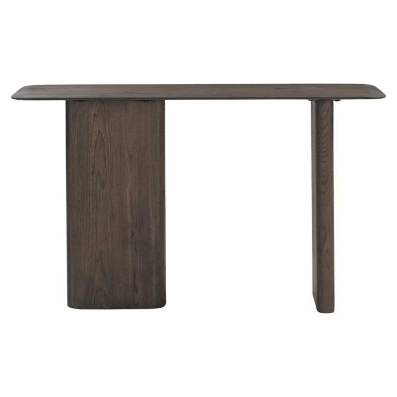 Console Castello Smoked charchoal wandtafel in interieur, handgemaakt, zelf te monteren