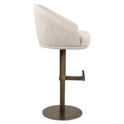 Draaibaar mechanisme van de barstoel Beverly natural fancy