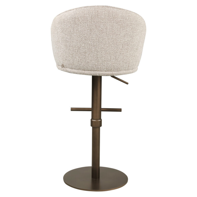 Barstoel Beverly natural fancy vanaf bovenaf