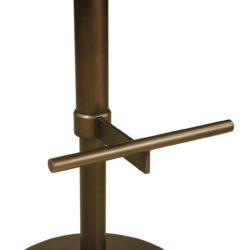 Barstoel Beverly natural fancy met armleuning en rugleuning