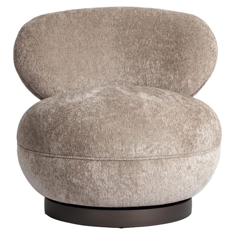 Lounge stoel Jace be easy sand swivel in een interieur