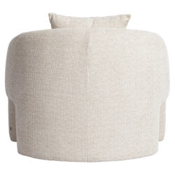 Lounge stoel Tuscany beige blockweave