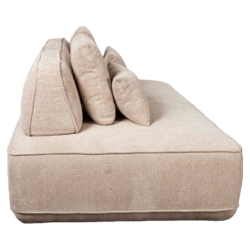 Textuur natural boldweave bekleding Bank Tudor