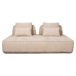 Perspectief op Bank Tudor vanaf achterkant