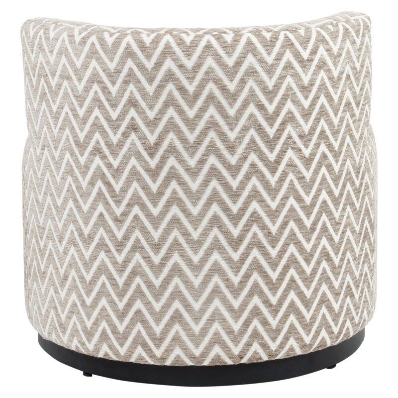 Lounge stoel Franny sand chevron