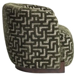 Perspectief lounge stoel Hannah moss labyrinth fire retardant