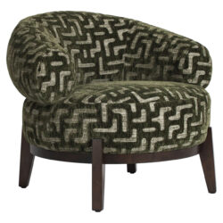Textuur lounge stoel Montana moss labyrinth, handgemaakt materiaal