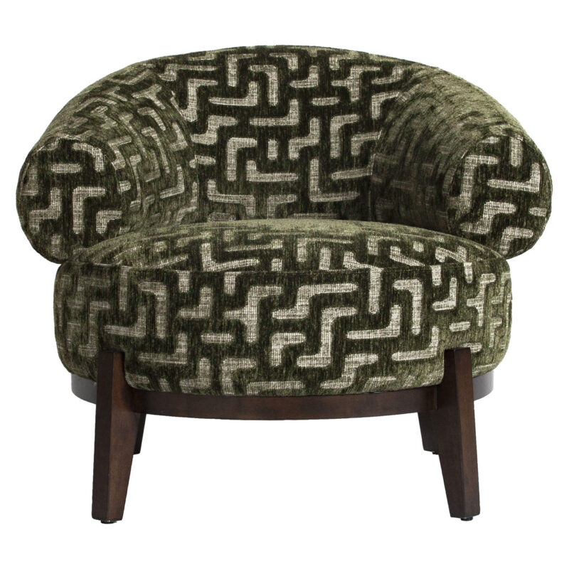 Lounge stoel Montana moss labyrinth in interieur, comfortabel zit