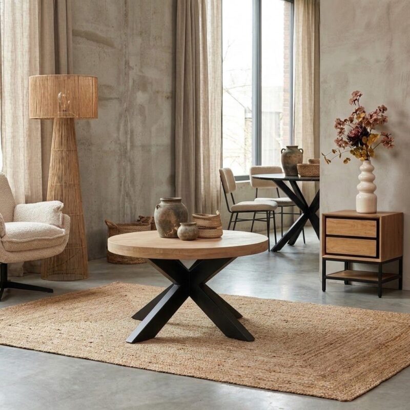 Salontafel Dakota | 80 cm | Rond