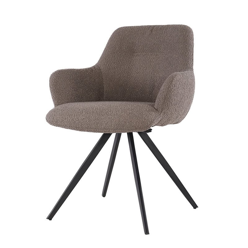 Detail van de ergonomische kuipvorm van de Doreen eetkamerstoel