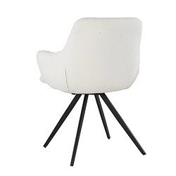 Perspectief van de Doreen eetkamerstoel vanaf boven