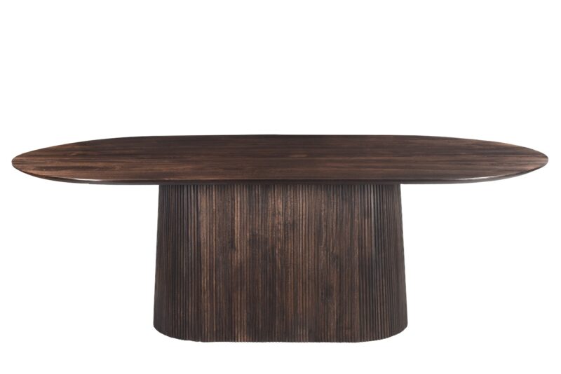 Textuur bruin mangohout, Salvator eettafel