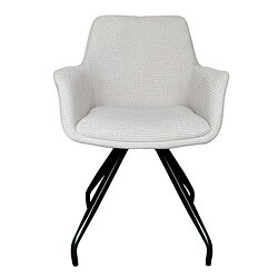 Duke eetkamerstoel beige stof in interieur eetkamer