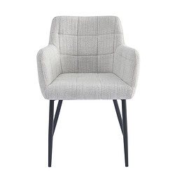 Textuur van de stofbekleding van de Bronco Greige stoel