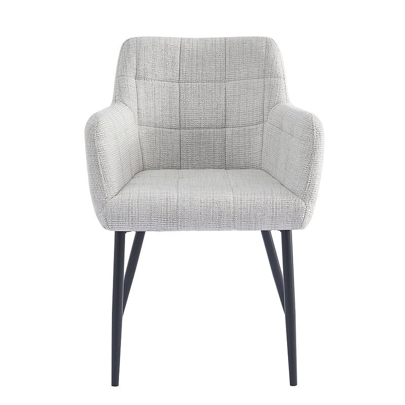 Textuur van de stofbekleding van de Bronco Greige stoel