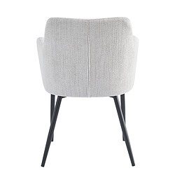 Detail van de armleuningen van de Bronco Greige stoel