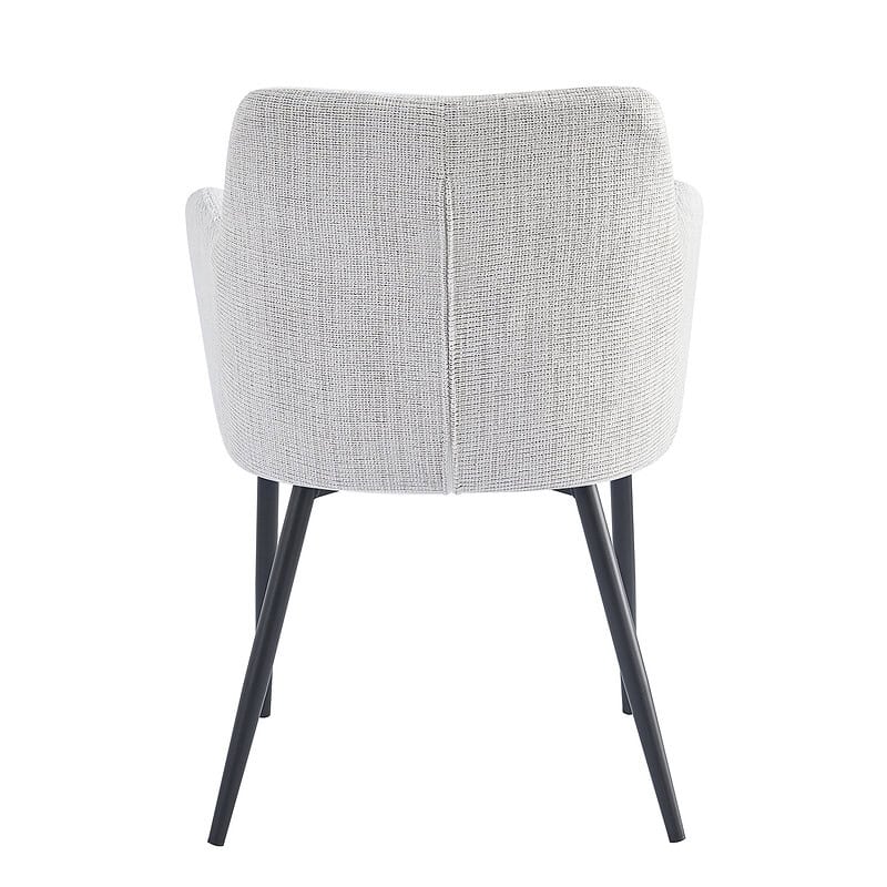 Detail van de armleuningen van de Bronco Greige stoel