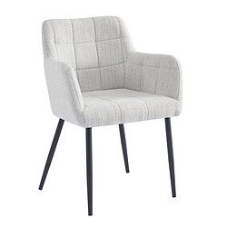 Detail van het zitvlak van de Bronco Greige stoel