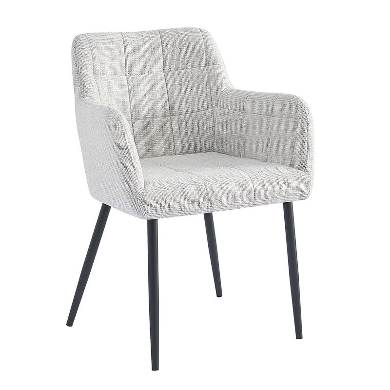 Detail van het zitvlak van de Bronco Greige stoel