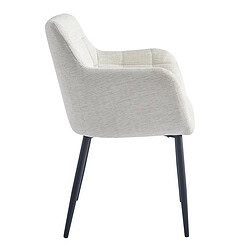 Bronco Sand stoel in beige in een eetkamer, comfortabel en stijlvol