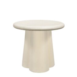 Detail van de unieke tafelpoot van de Brix Clubs Sandy