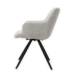 Doreen eetkamerstoel beige stof in interieur eetkamer