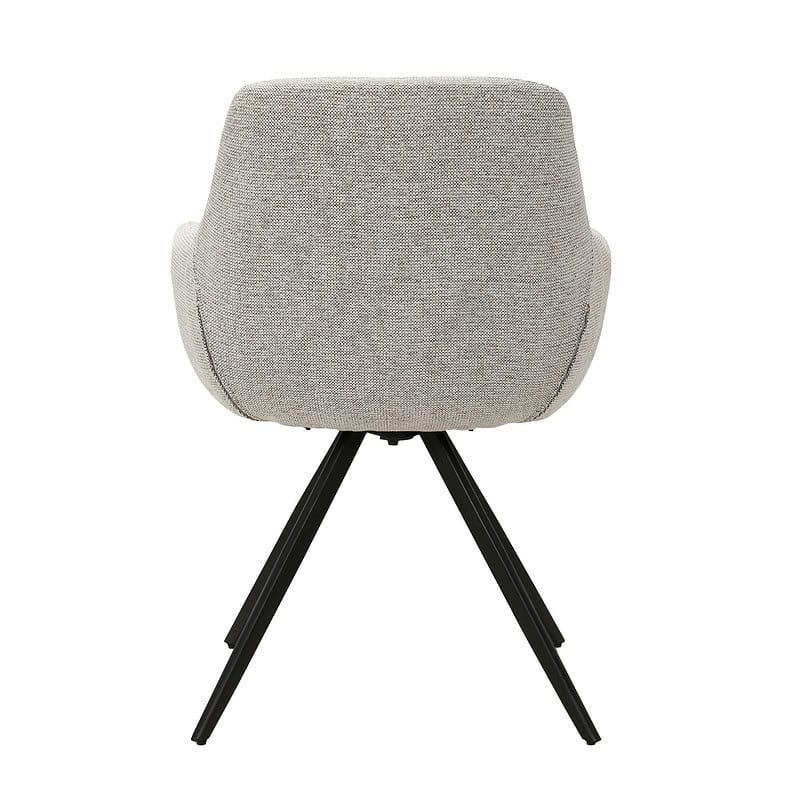 Doreen eetkamerstoel beige stof vanafonder