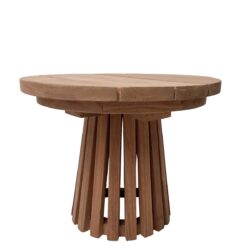 Detail van het Cindo 50cm tuinmeubel, natuurlijk hout