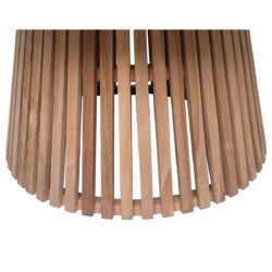 Tuintafel van Livingfurn in interieur, rond en in natuurlijk teakhout