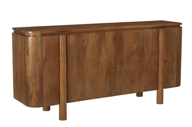 Textuur van de Salano 170 cm kast in natuurlijk hout