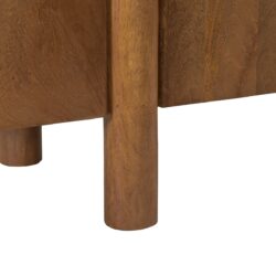 Salano 170 cm kast in natuurlijk hout vanaf een andere kant