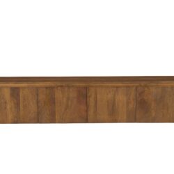 Detail van de Salano 210 cm kast in natuurlijk hout