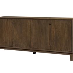 Textuur van het bruine mangohout van het Cortez dressoir