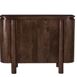 Detail van de afwerking van de Salano Brown 105cm kast