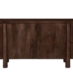 Detail van de afwerking van de Salano Brown 170 cm kast