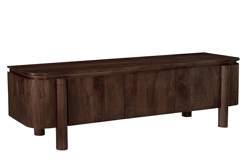 Salano Brown 170 cm kast met warmbruine afwerking