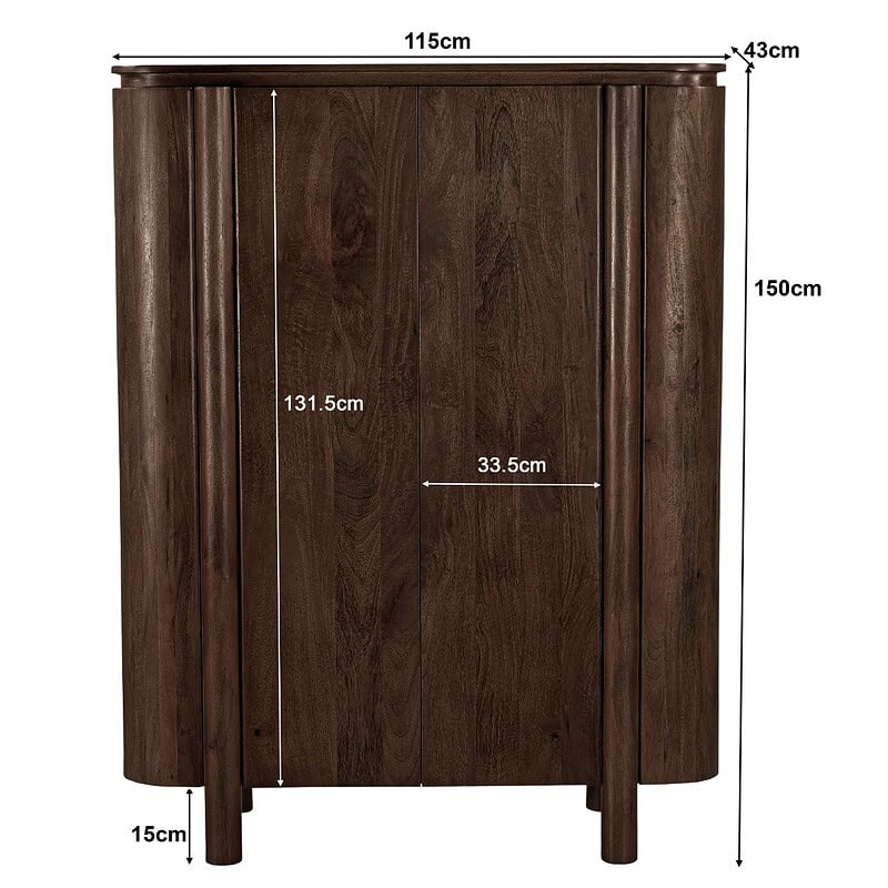 Salano Brown 150 cm