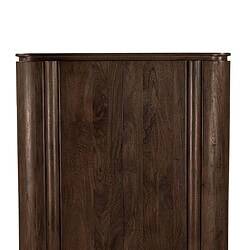 Salano Brown 150 cm kast, detail afwerking, afgelakt