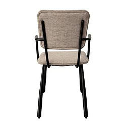 Brix Finn Black eetkamerstoel vanuit een andere hoek