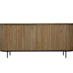 Detail van de ovale deuren van de Lausanne 180cm kast